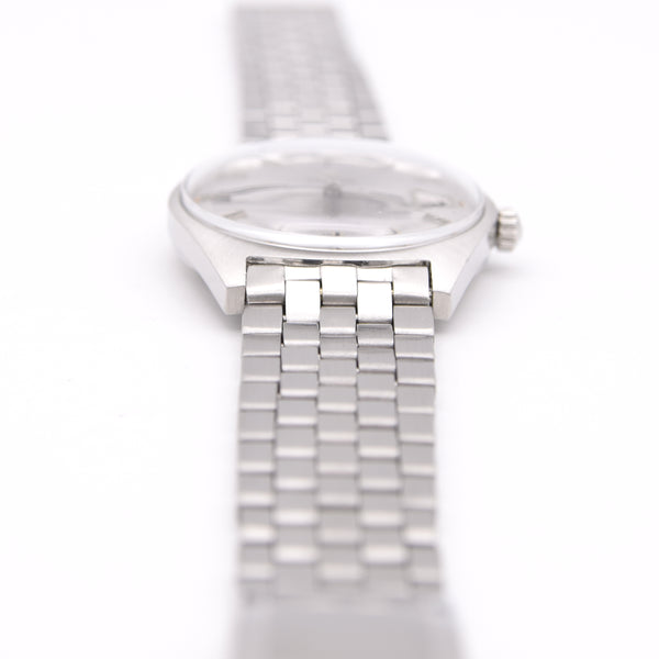 1969 Omega Geneve Automatic Date Model 166.041 in Stainless Steel Cal 565 Brick original Bracelet