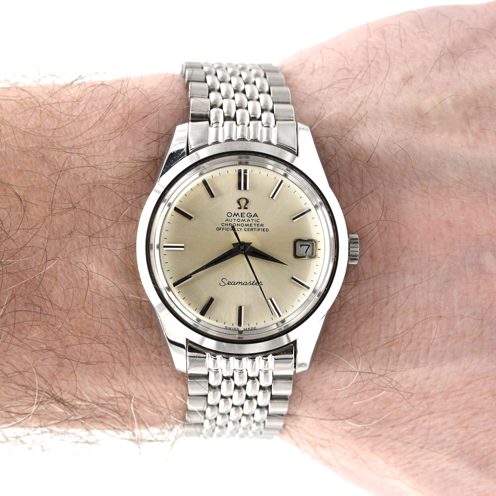1968 Omega Seamaster Automatic chronometer officially certified Date Model 168.024 on BOR bracelet