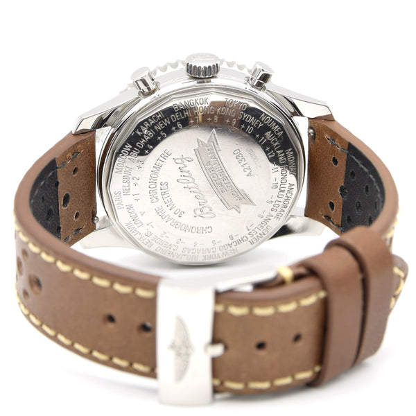 2007 Breitling Montbrillant Datora Chronometer A2133012/B571 - Full Set with Box, Papers & COSC Certificate