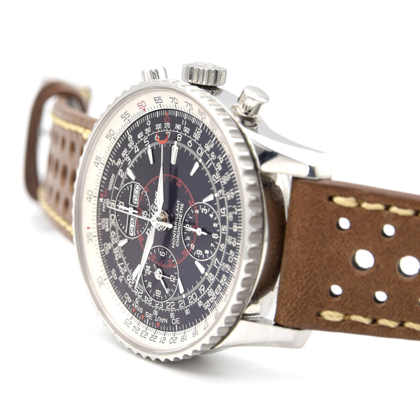 2007 Breitling Montbrillant Datora Chronometer A2133012/B571 - Full Set with Box, Papers & COSC Certificate