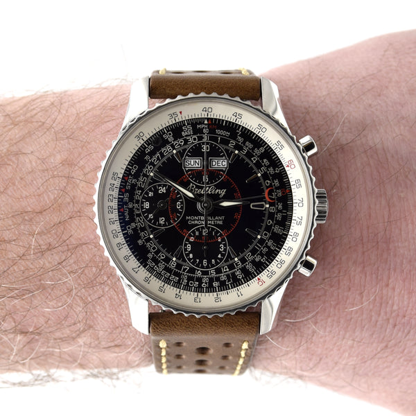 2007 Breitling Montbrillant Datora Chronometer A2133012/B571 - Full Set with Box, Papers & COSC Certificate