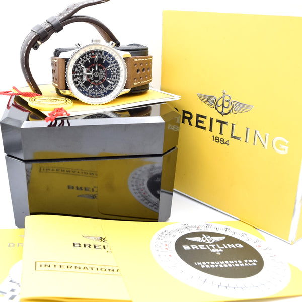 2007 Breitling Montbrillant Datora Chronometer A2133012/B571 - Full Set with Box, Papers & COSC Certificate