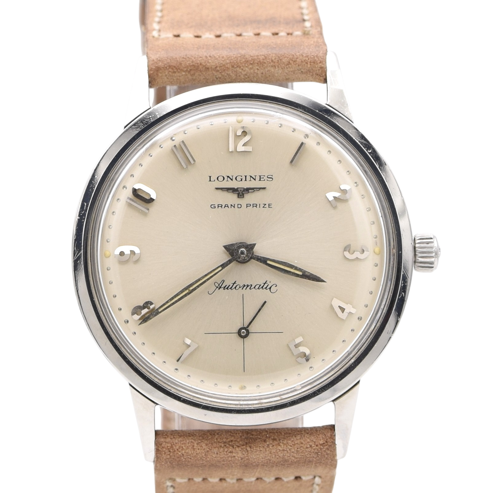 1966 Stunning Longines classic "Grand Prize" Automatic Date Model 2731 in Stainless Stee