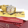 1968 Omega Genève Automatic with Satin Silver Sunburst dial in Steel Model 165.041 box & Papers