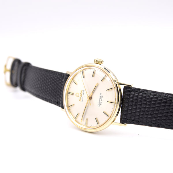 1967 Omega Automatic classic Seamaster De Ville Model 6590 in Solid 14ct Gold Monocoque case