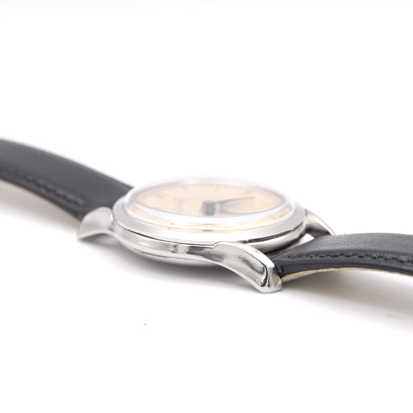 1947 Omega 36mm watch with rare lug design & original Dial Cal 30T2 Model 2487-1 Steel