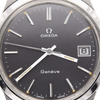 1974 Omega Geneve Date with Stunning Original Graphite Grey Dial Model 136.0102 cal 1030