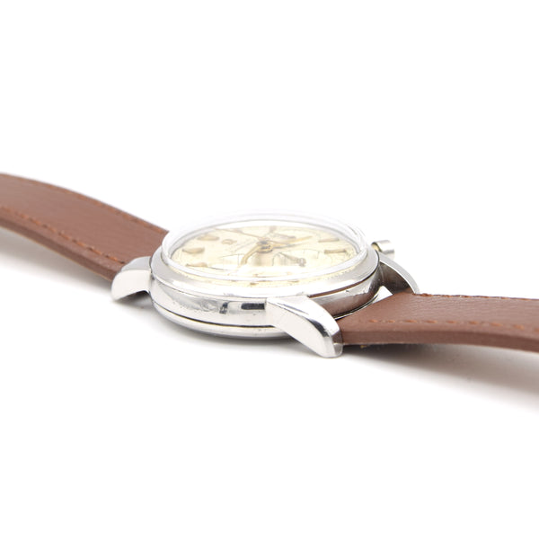 19 lop59 Omega Classic & beautiful dress Chronograph seamaster model ref 2907 with fantastic original dial - Bracelet & Strap