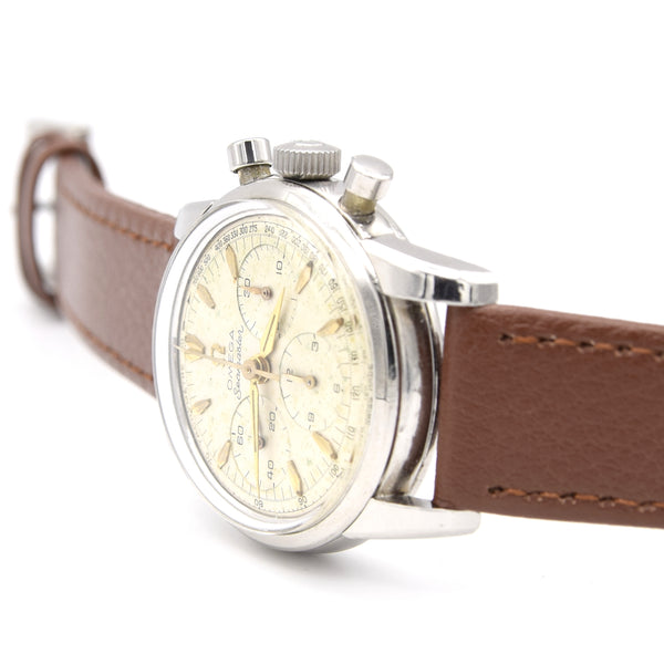 19 lop59 Omega Classic & beautiful dress Chronograph seamaster model ref 2907 with fantastic original dial - Bracelet & Strap