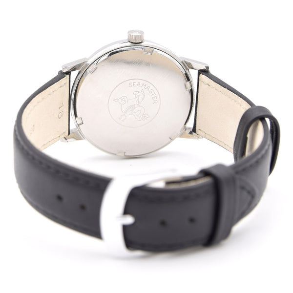 1965 Omega Seamaster 600 unusual rare  graphite grey quilted dial  in Stainless Steel Model 136.011