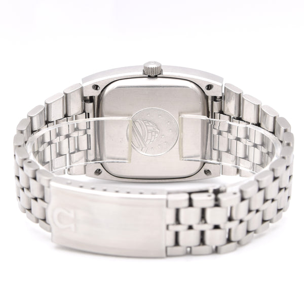 1974 Omega Constellation Chronometer Wristwatch Model 168.0058 Rare sunburst Grey Dial in Stainless Steel