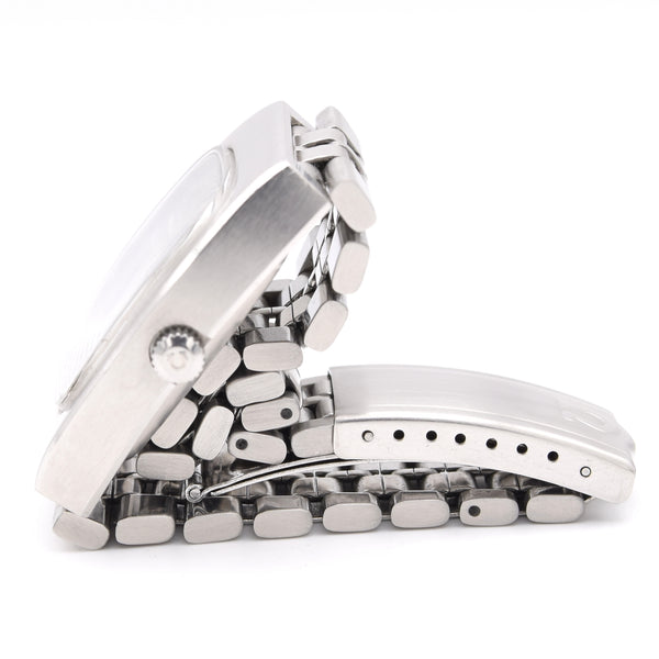 1974 Omega Constellation Chronometer Wristwatch Model 168.0058 Rare sunburst Grey Dial in Stainless Steel