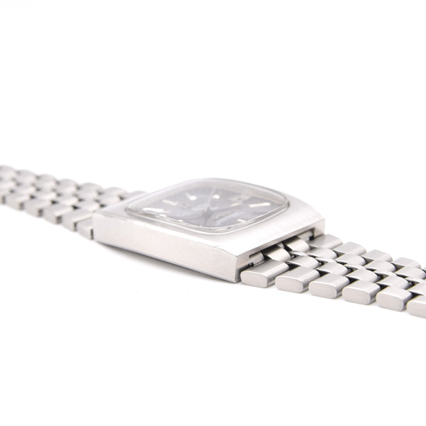 1974 Omega Constellation Chronometer Wristwatch Model 168.0058 Rare sunburst Grey Dial in Stainless Steel