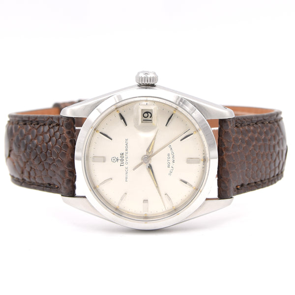 1965 Tudor Prince Oysterdate Model 7966 - Stunning Original Silver Dial with Alpha Hands