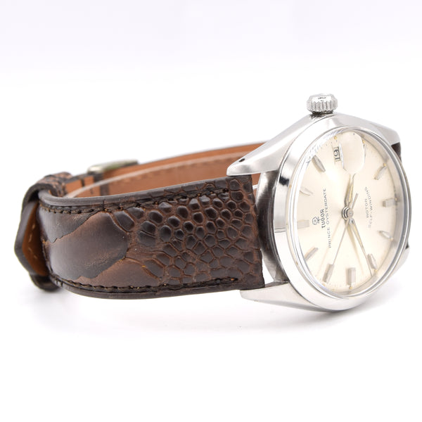 1965 Tudor Prince Oysterdate Model 7966 - Stunning Original Silver Dial with Alpha Hands