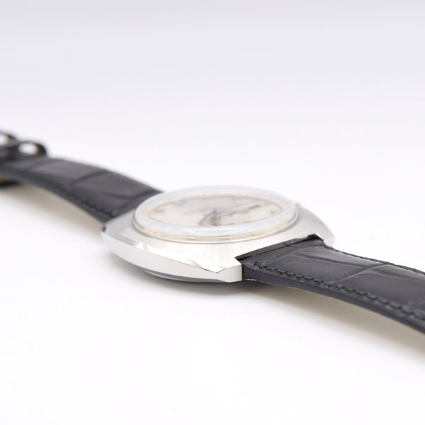 1970s Zeno Comprerssor Large Day / Date automatic watch Stainless Steel on Bracelet new old stock unused