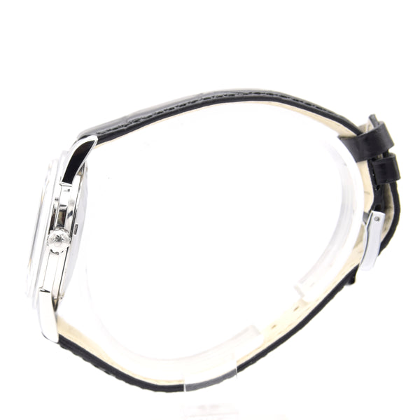 1962 Omega sharp Seamaster Automatic Wristwatch Model 14761 Original Off-White onyx markers dial