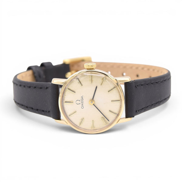 1972 Solid 9ct Gold Ladies Omega Wristwatch - Ref. 511.5137 - Cal. 625 - Box & Buckle