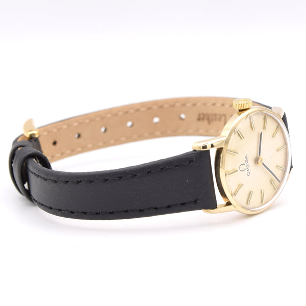 1972 Solid 9ct Gold Ladies Omega Wristwatch - Ref. 511.5137 - Cal. 625 - Box & Buckle