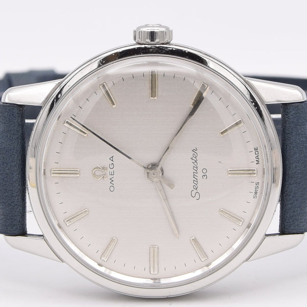 1962 Stunning Omega Seamaster 30 Model 135.007 Fully restored Manual Wind with vertical satin dial