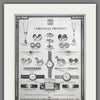 1930s Ladies art deco exquisite platinum and diamond cocktail watch Goldsmiths & Silversmiths Articulated Lugs