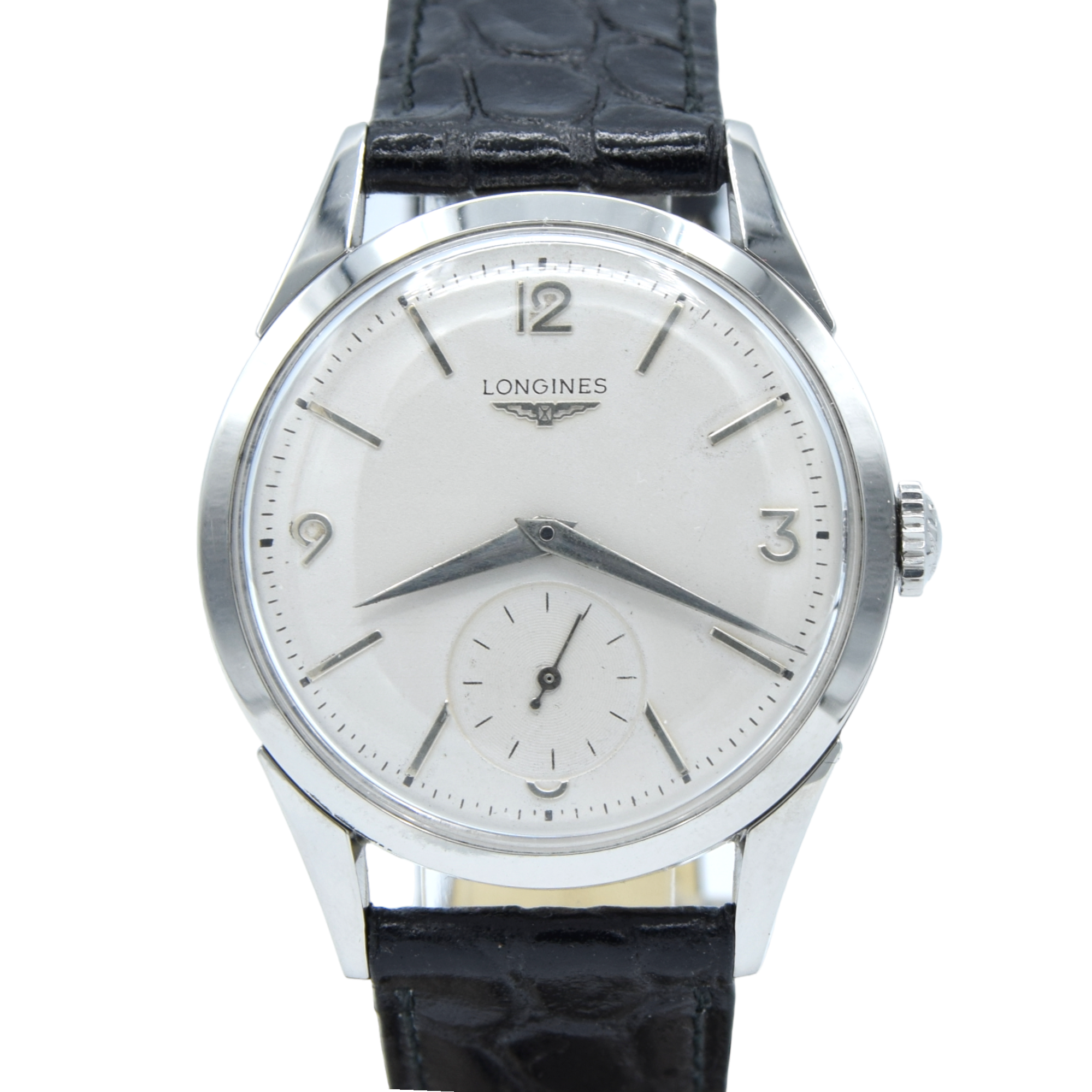 1956 Longines classic Manual Wind Wristwatch Model 6666 fully restored with renown Cal 12.68z