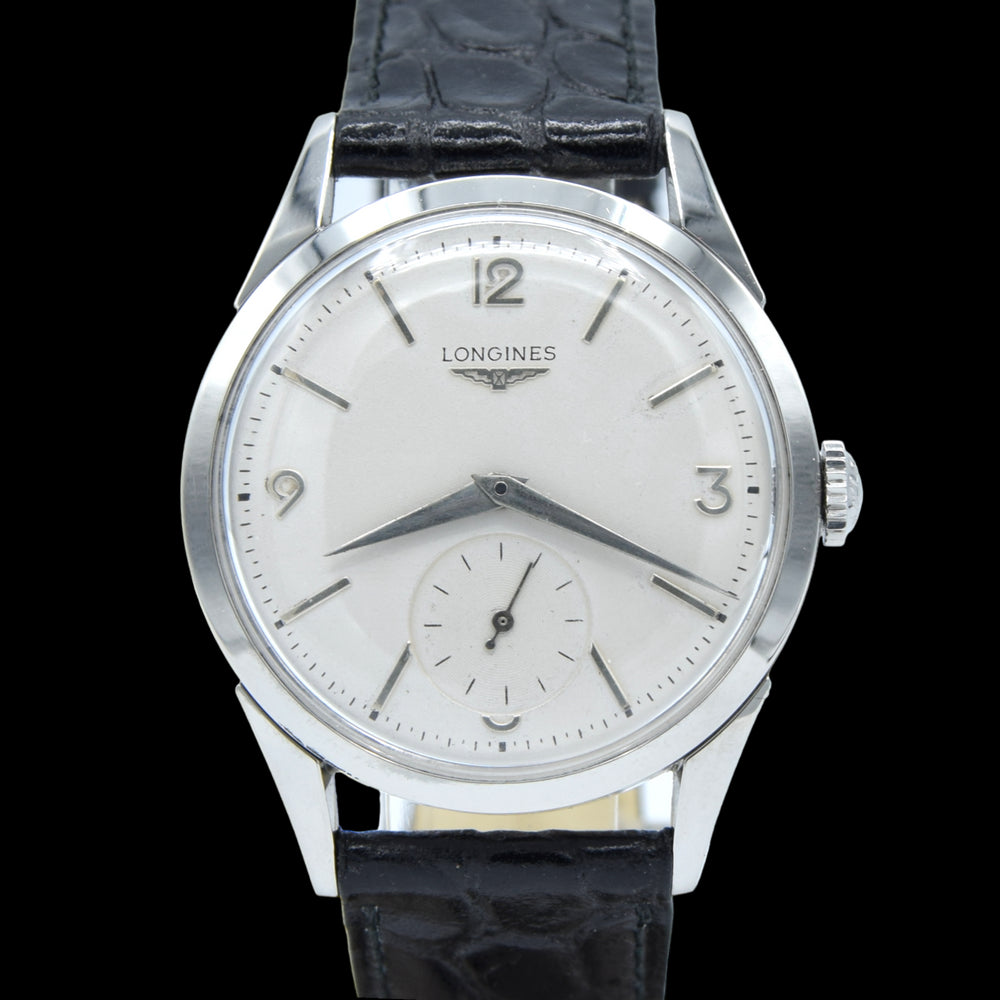 1956 Longines classic Manual Wind Wristwatch Model 6666 fully restored with renown Cal 12.68z