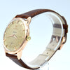 1954 Omega Geneve 36mm in Solid 18k pink Gold with Original Two-Tone Cross Hair Dial