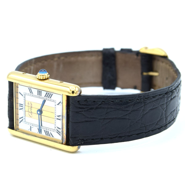 1990s Cartier Must De Tank with Rare