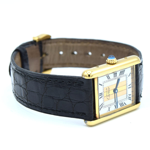 1990s Cartier Must De Tank with Rare