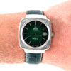 1973 Omega Genève Automatic Large Hooded Model 166.0164 with rare emerald green Dial