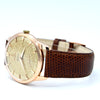 1954 Omega Geneve 36mm in Solid 18k pink Gold with Original Two-Tone Cross Hair Dial