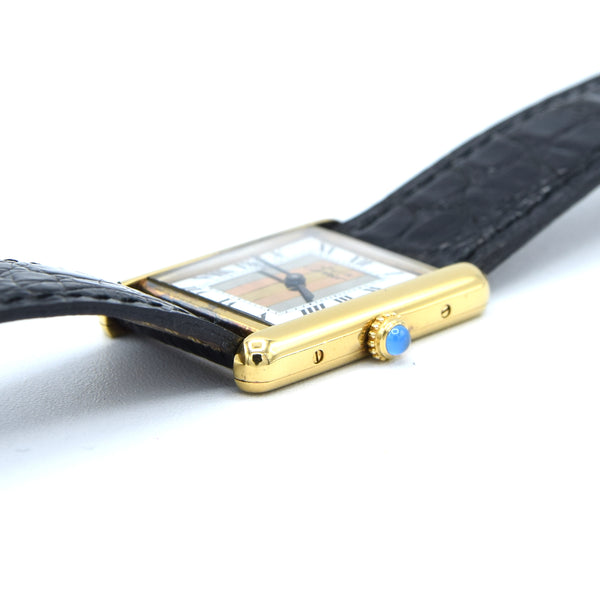 1990s Cartier Must De Tank with Rare