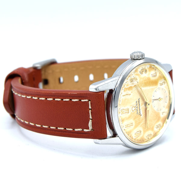 1961 Classic Omega Seamaster All Original rare Arabic dial patina with Sub Seconds Model 14389 in Stainless Steel