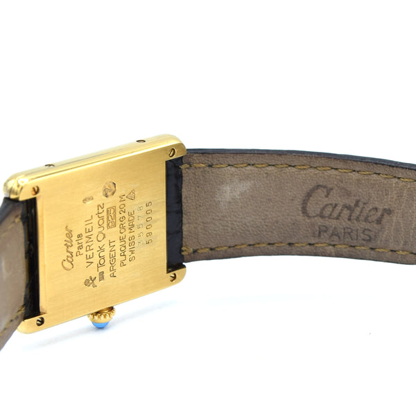 1990s Cartier Must De Tank with Rare