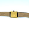 1970s Cartier Ladies Tank 925 Sterling Silver Gilt Vermeil Mechanical Manual Wind with rare black Roman Dial