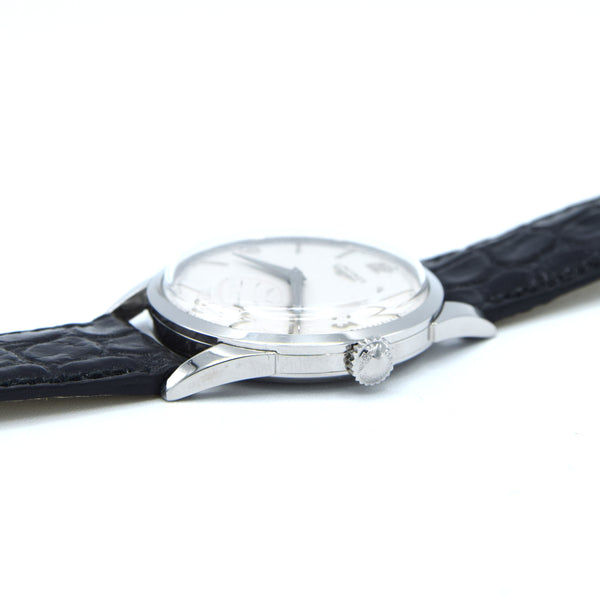 1956 Longines classic Manual Wind Wristwatch Model 6666 fully restored with renown Cal 12.68z