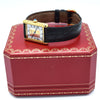 1990s Cartier Must De Tank with Rare "Trinity" Tri-Colour Dial in Vermeil 925 Sterling Silver Gilt with Box and Buckle