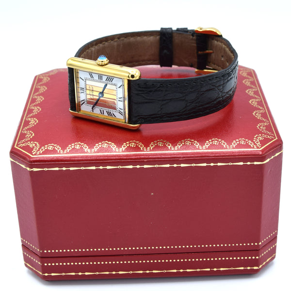 1990s Cartier Must De Tank with Rare