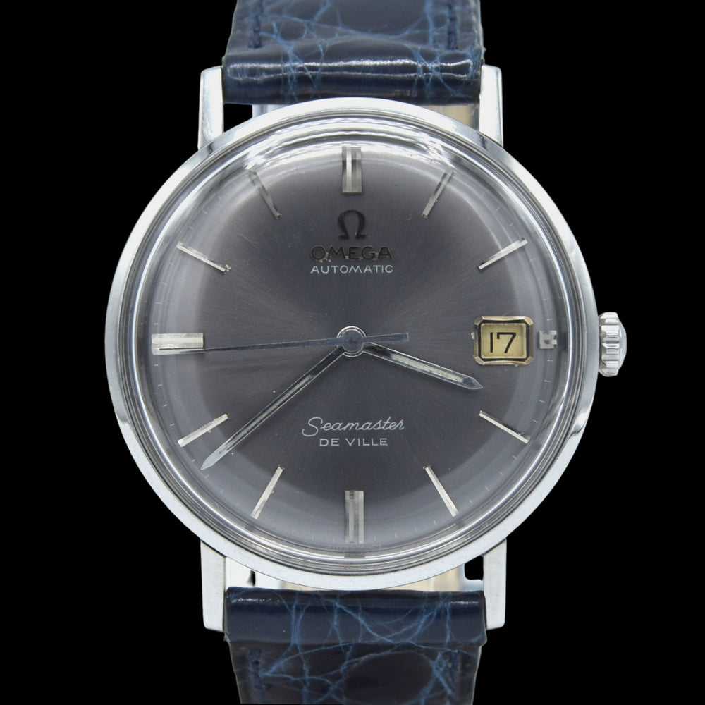 1961 Omega Seamaster De ville date Automatic original rare aqua Dial Model 14770 Cal 560