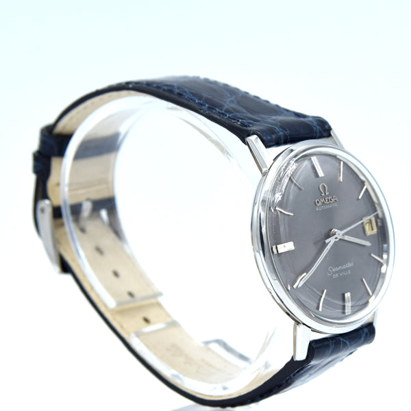 1961 Omega Seamaster De ville date Automatic original rare aqua Dial Model 14770 Cal 560