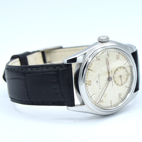 1944 Rolex Oyster Model 4377/4461 in 34mm Stainless Steel Oyster Case with Rare Roman Numerals and Sub Seconds Dial