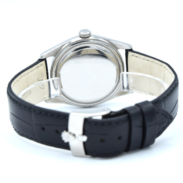 1944 Rolex Oyster Model 4377/4461 in 34mm Stainless Steel Oyster Case with Rare Roman Numerals and Sub Seconds Dial