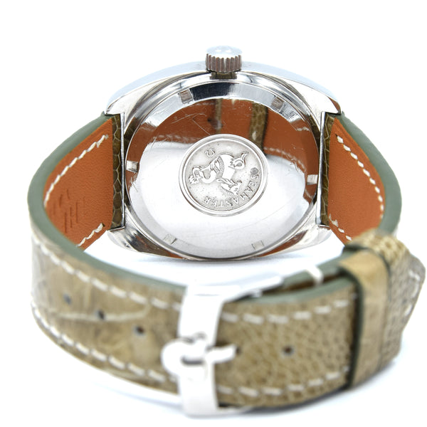1969 Large Omega Seamaster Automatic Rare Chronometer Day/Date Model 168.034 with Glitter Dial in Stainless Steel