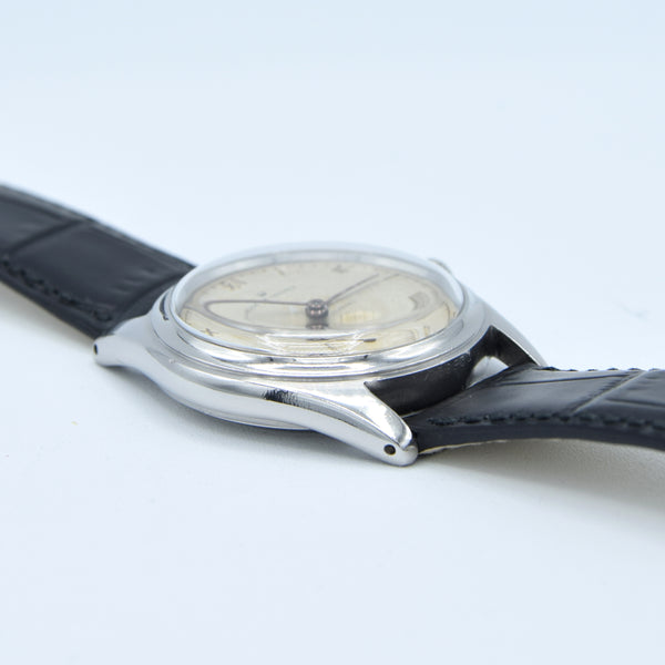 1944 Rolex Oyster Model 4377/4461 in 34mm Stainless Steel Oyster Case with Rare Roman Numerals and Sub Seconds Dial