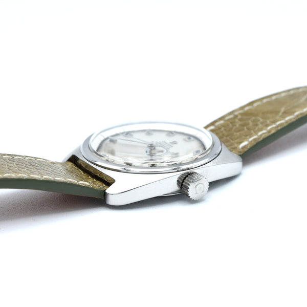 1969 Large Omega Seamaster Automatic Rare Chronometer Day/Date Model 168.034 with Glitter Dial in Stainless Steel