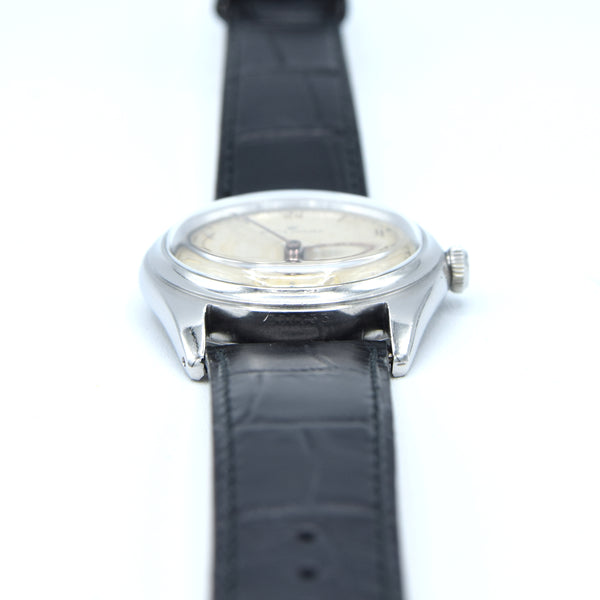 1944 Rolex Oyster Model 4377/4461 in 34mm Stainless Steel Oyster Case with Rare Roman Numerals and Sub Seconds Dial