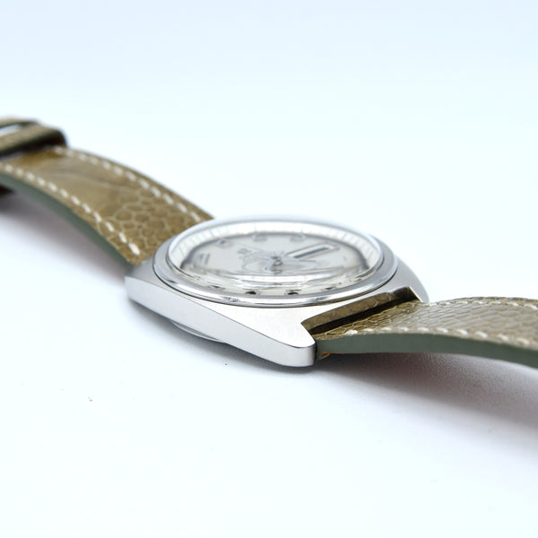 1969 Large Omega Seamaster Automatic Rare Chronometer Day/Date Model 168.034 with Glitter Dial in Stainless Steel