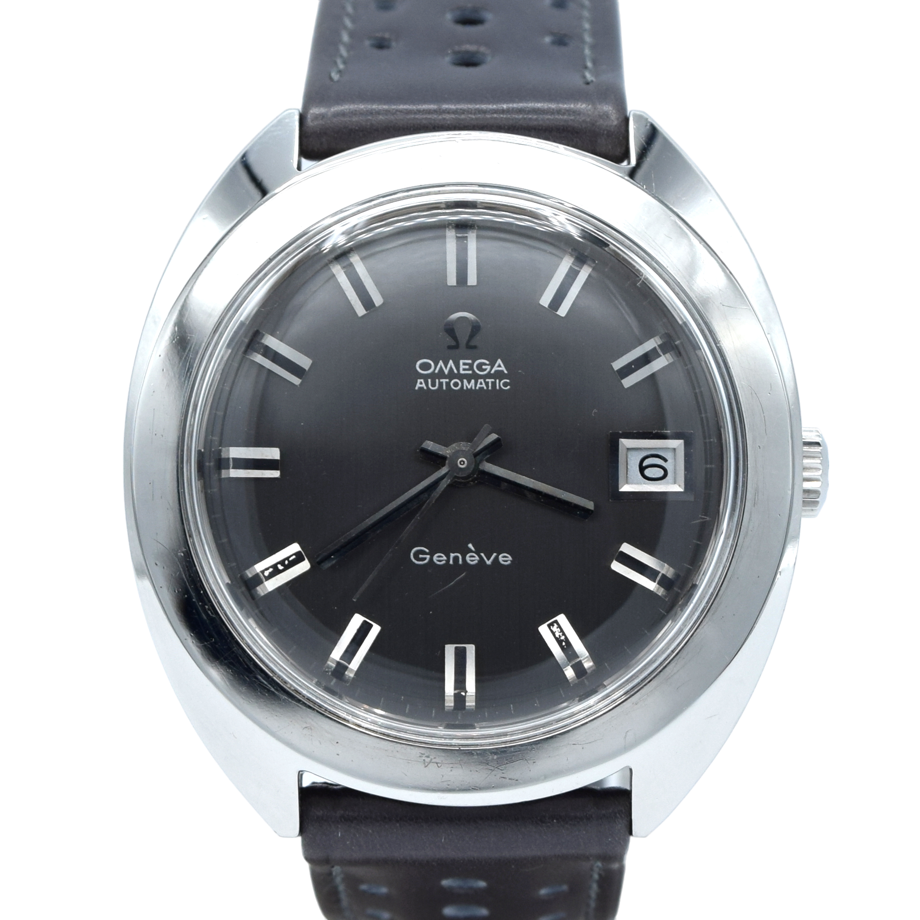 1969 Omega Genève Japanese market 'Shibui' Automatic Date in Stainless Steel Model 166.721