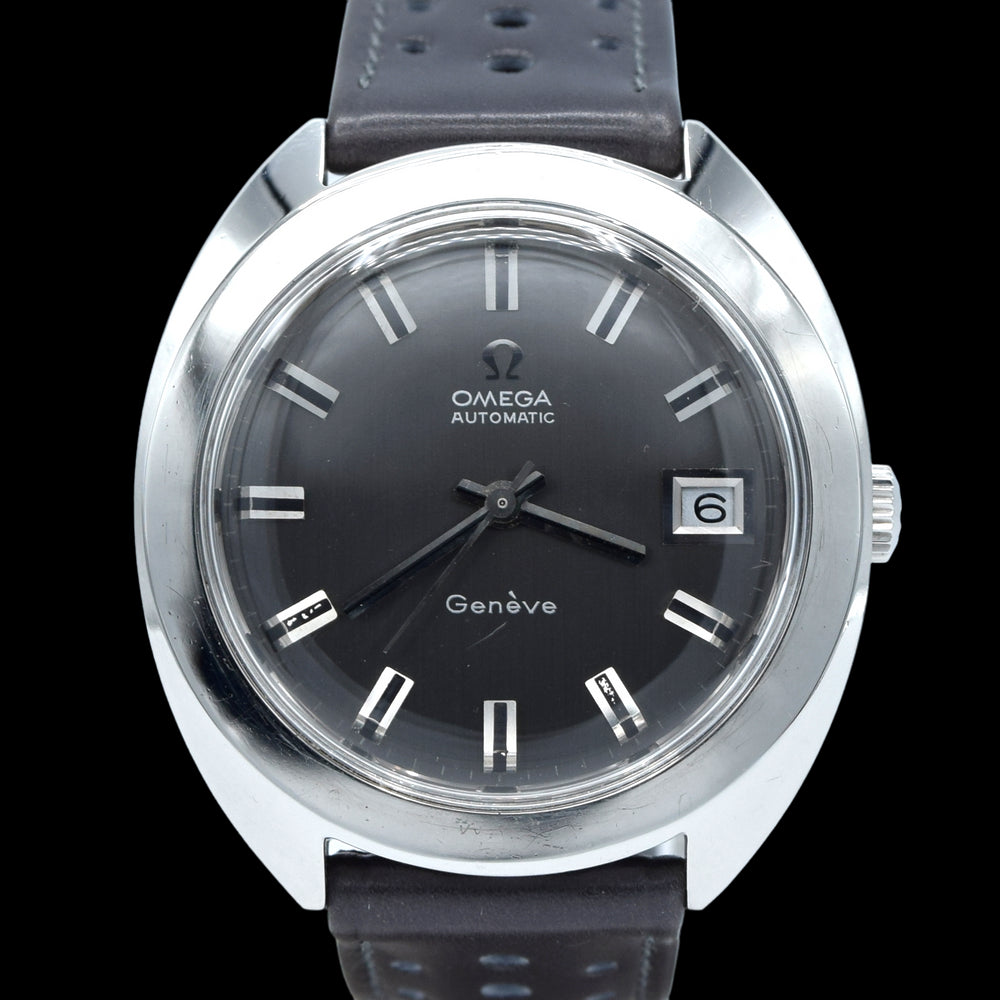1969 Omega Genève Japanese market 'Shibui' Automatic Date in Stainless Steel Model 166.721